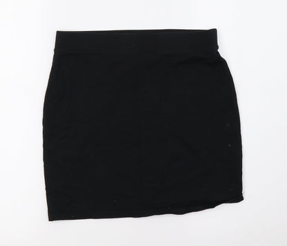 H&M Womens Black   A-Line Skirt Size S