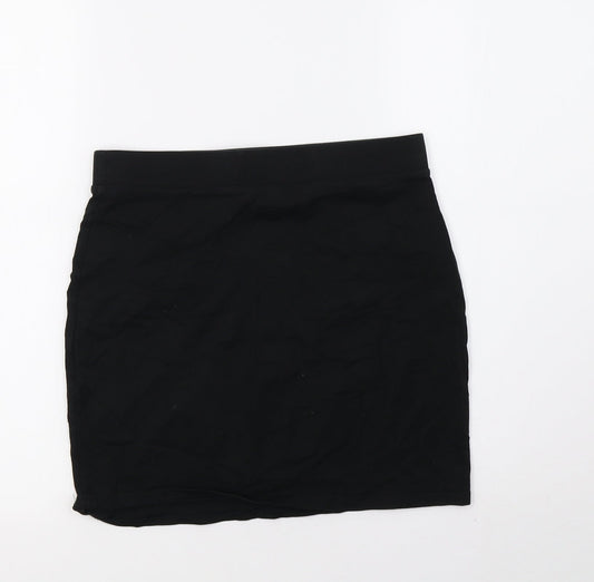 H&M Womens Black   A-Line Skirt Size S