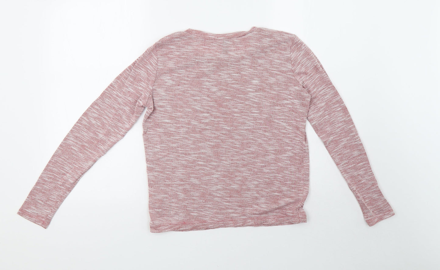H&M Womens Pink   Pullover Sweatshirt Size XS
