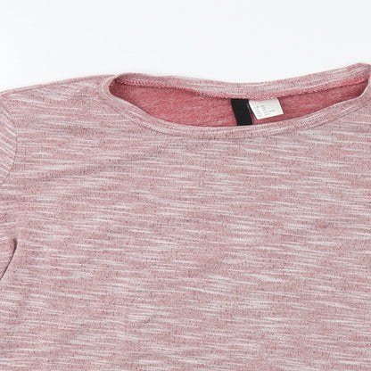 H&M Womens Pink   Pullover Sweatshirt Size XS