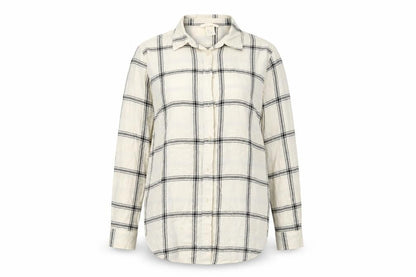 Womens UK Size 36 H&M Grey Basic Button-Up
