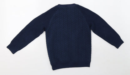 F&F Boys Blue   Pullover Sweatshirt Size 6-7 Years