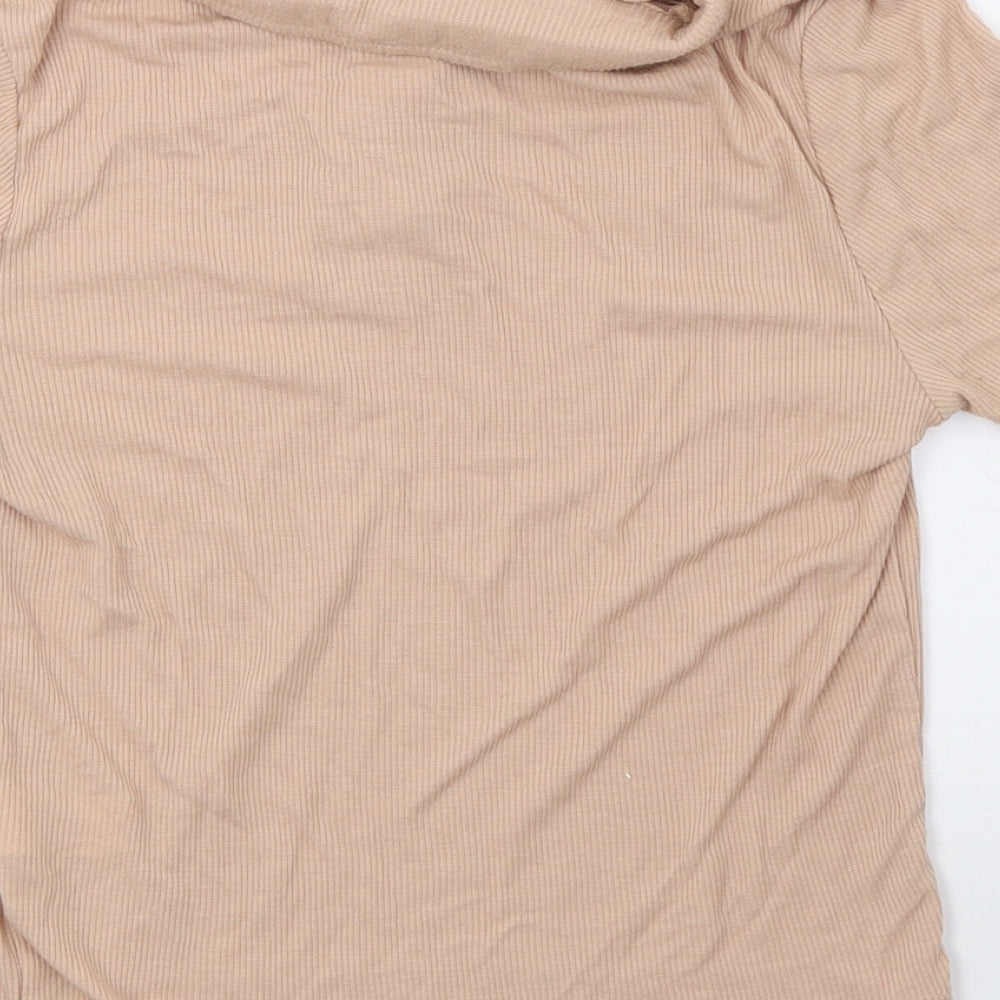 Primark Womens Beige   Cropped Polo Size 14