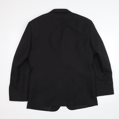Mens UK Size 40 Taylor & Wright Regular Black Suit Jacket
