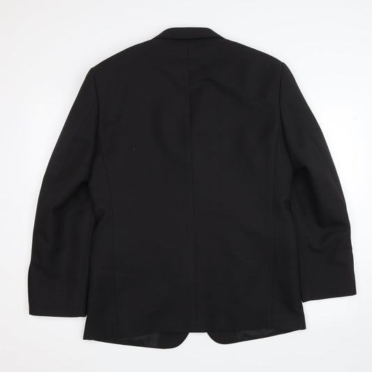 Mens UK Size 40 Taylor & Wright Regular Black Suit Jacket