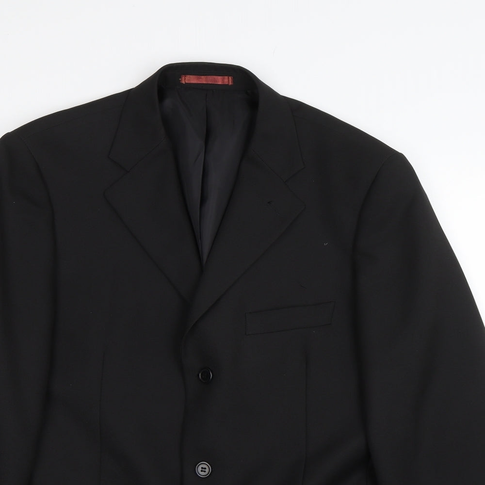Mens UK Size 40 Taylor & Wright Regular Black Suit Jacket