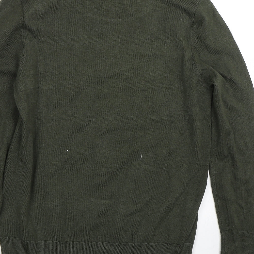 Womens UK Size 12 M&Co Green Pullover Jumper