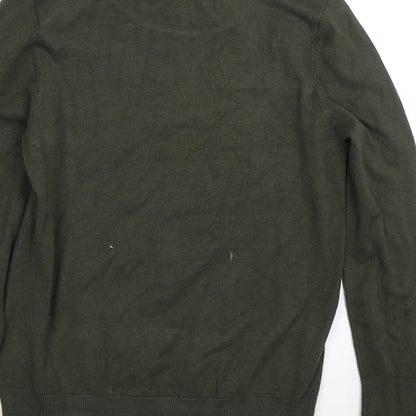Womens UK Size 12 M&Co Green Pullover Jumper