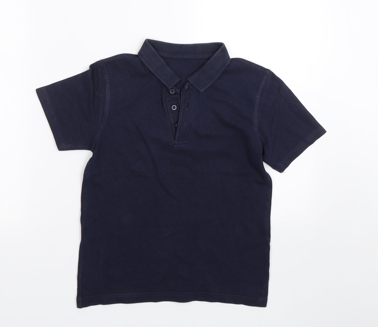 George Boys Blue   Basic Polo Size 8-9 Years  - PE kit