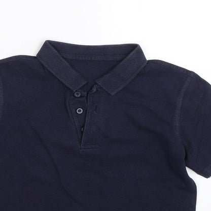 George Boys Blue   Basic Polo Size 8-9 Years  - PE kit