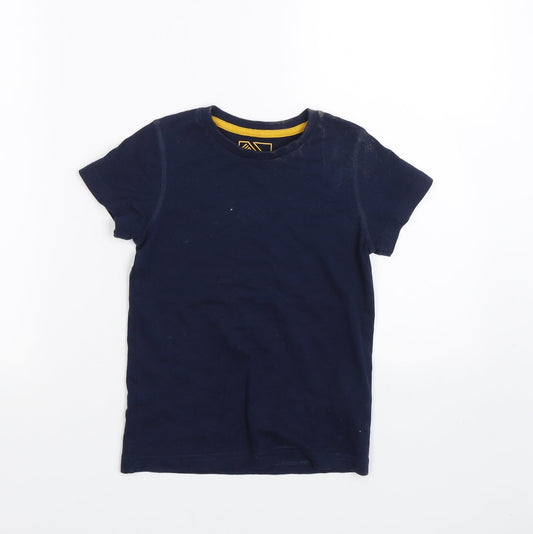 Matalan Boys Blue   Basic T-Shirt Size 6 Years