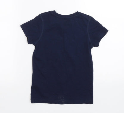 Matalan Boys Blue   Basic T-Shirt Size 6 Years