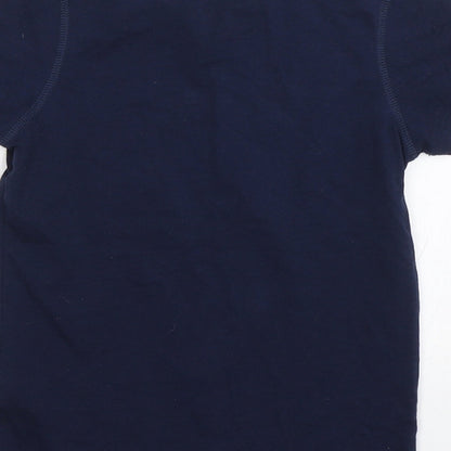 Matalan Boys Blue   Basic T-Shirt Size 6 Years