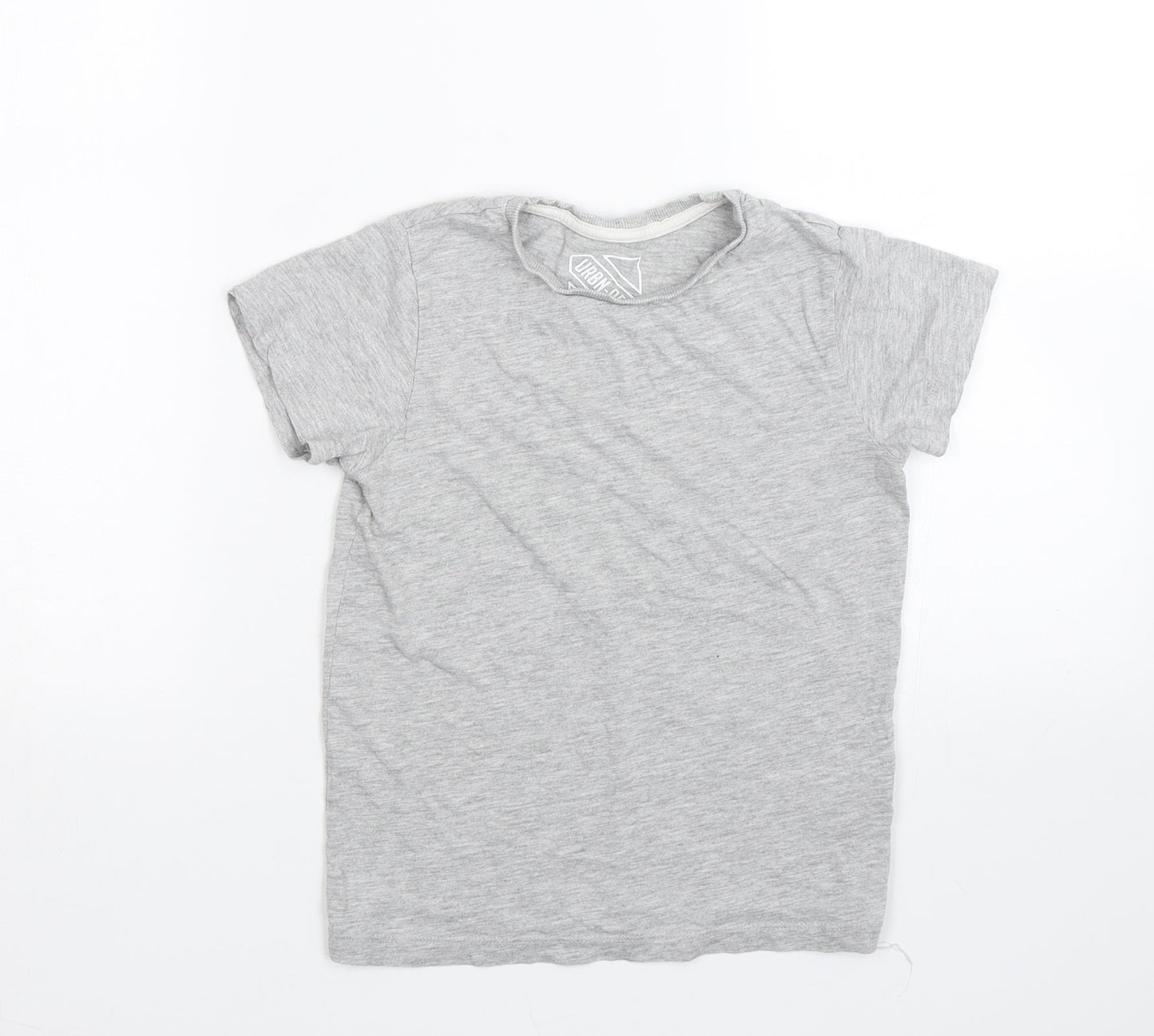 Matalan Boys Grey   Basic T-Shirt Size 7 Years