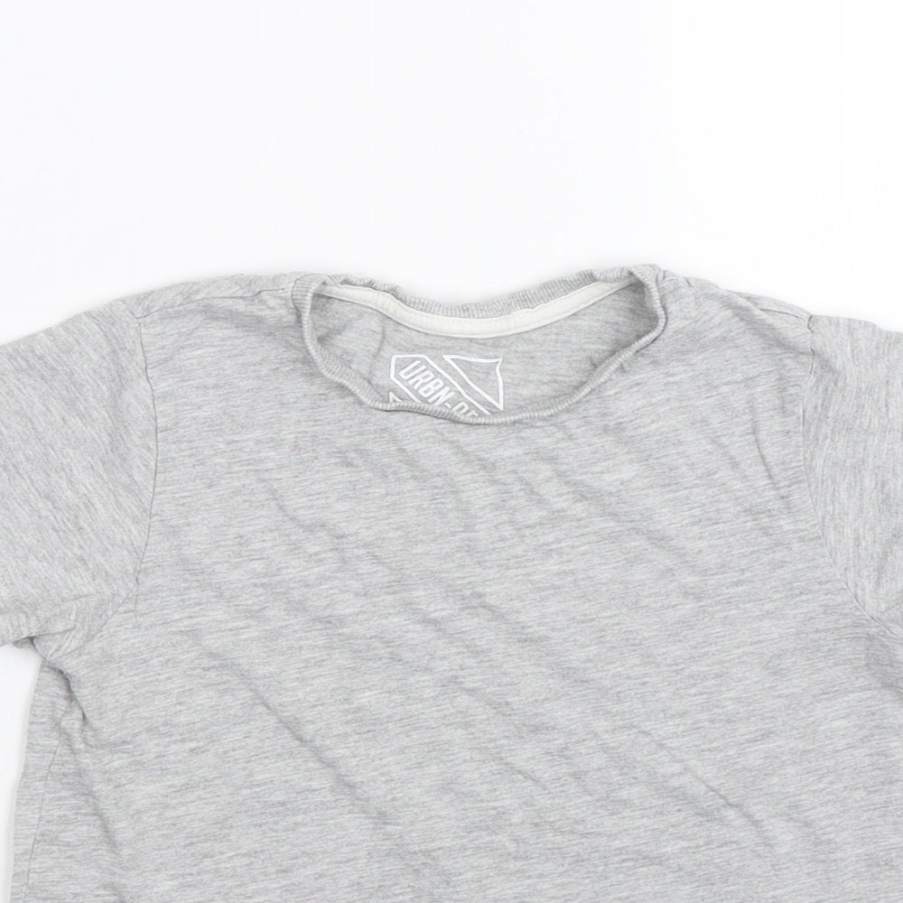 Matalan Boys Grey   Basic T-Shirt Size 7 Years