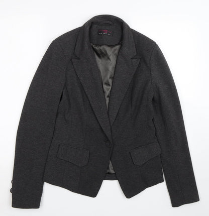 New Look Womens Grey   Jacket Suit Size 12