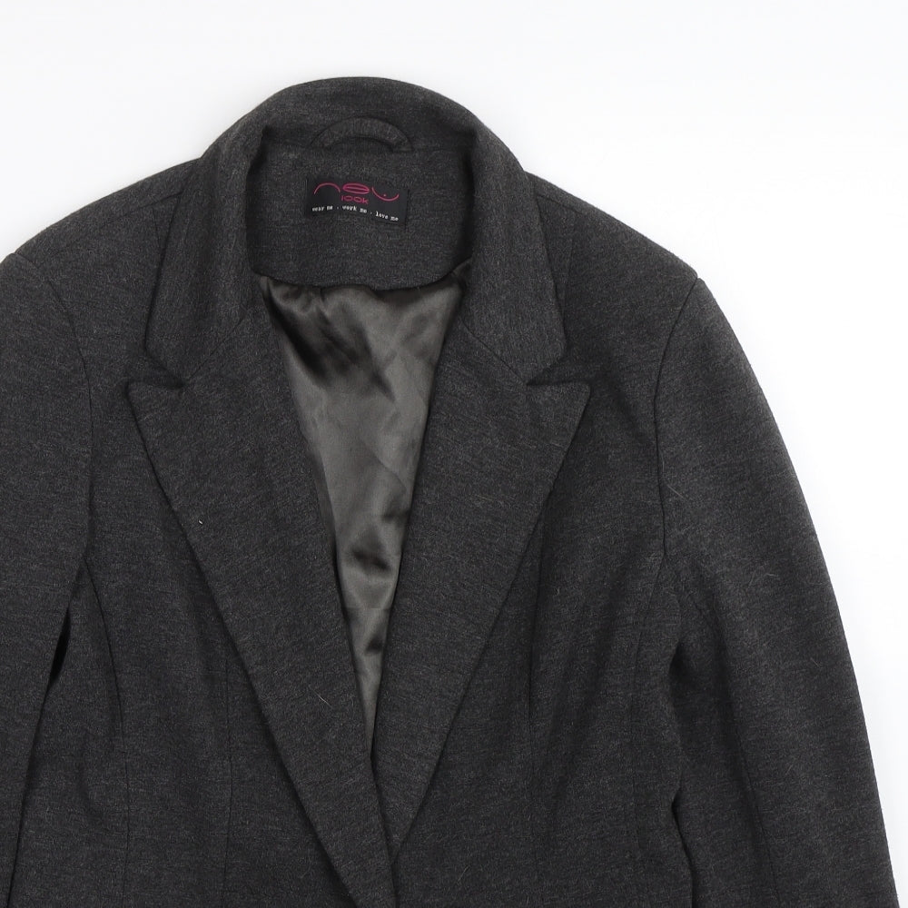 New Look Womens Grey   Jacket Suit Size 12