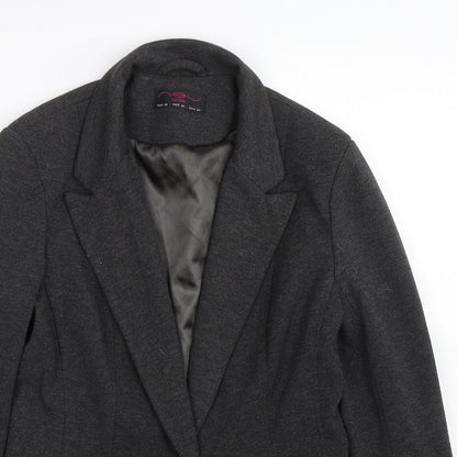 New Look Womens Grey   Jacket Suit Size 12