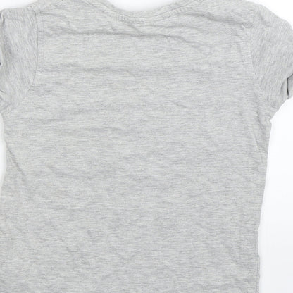 George Boys Grey   Basic T-Shirt Size 6-7 Years
