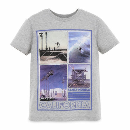 M&S Boys Grey   Basic T-Shirt Size 6-7 Years