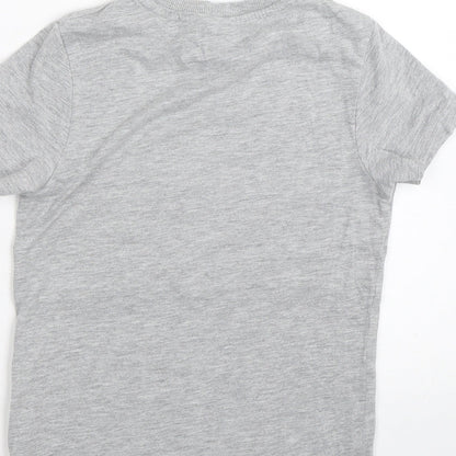M&S Boys Grey   Basic T-Shirt Size 6-7 Years