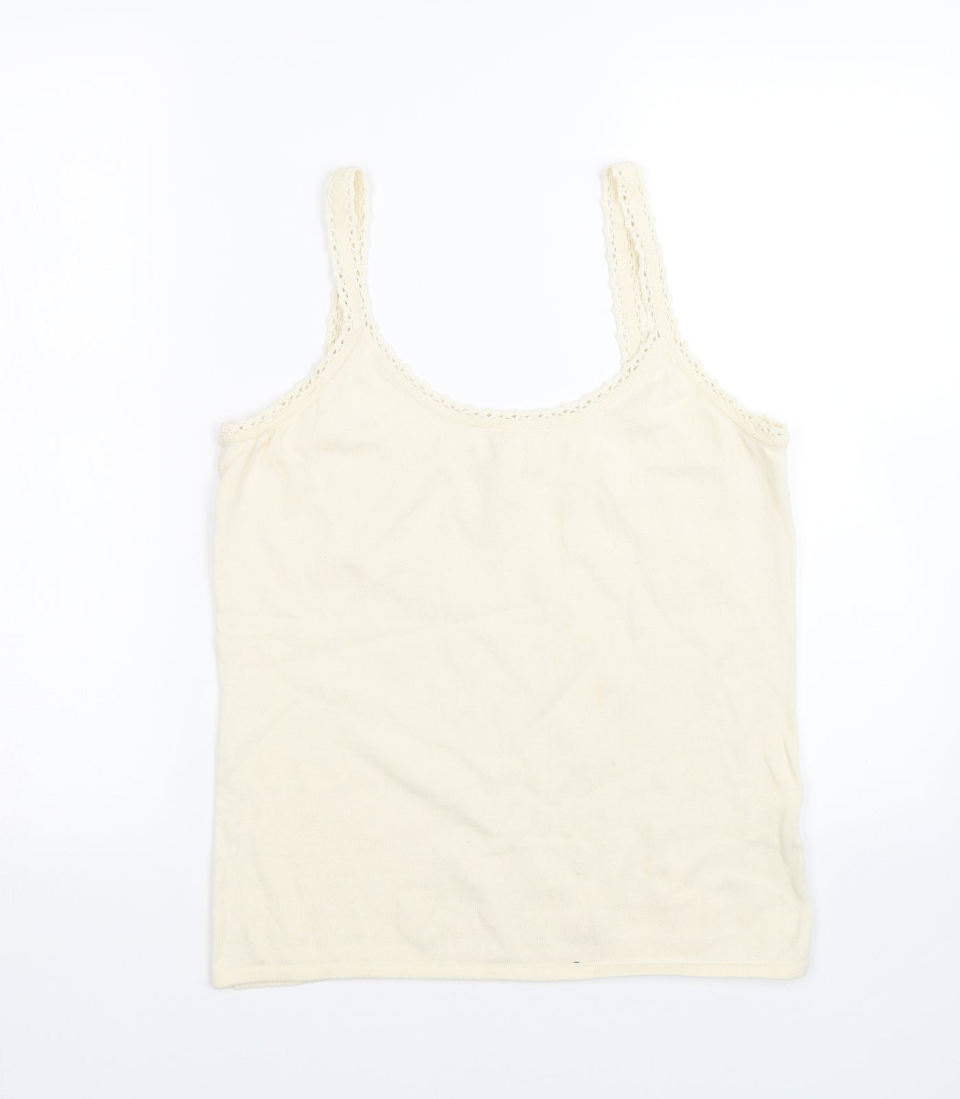 Womens UK Size 14 pomodoro Beige Basic Tank