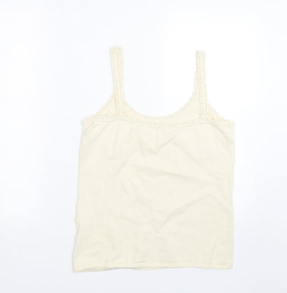 Womens UK Size 14 pomodoro Beige Basic Tank
