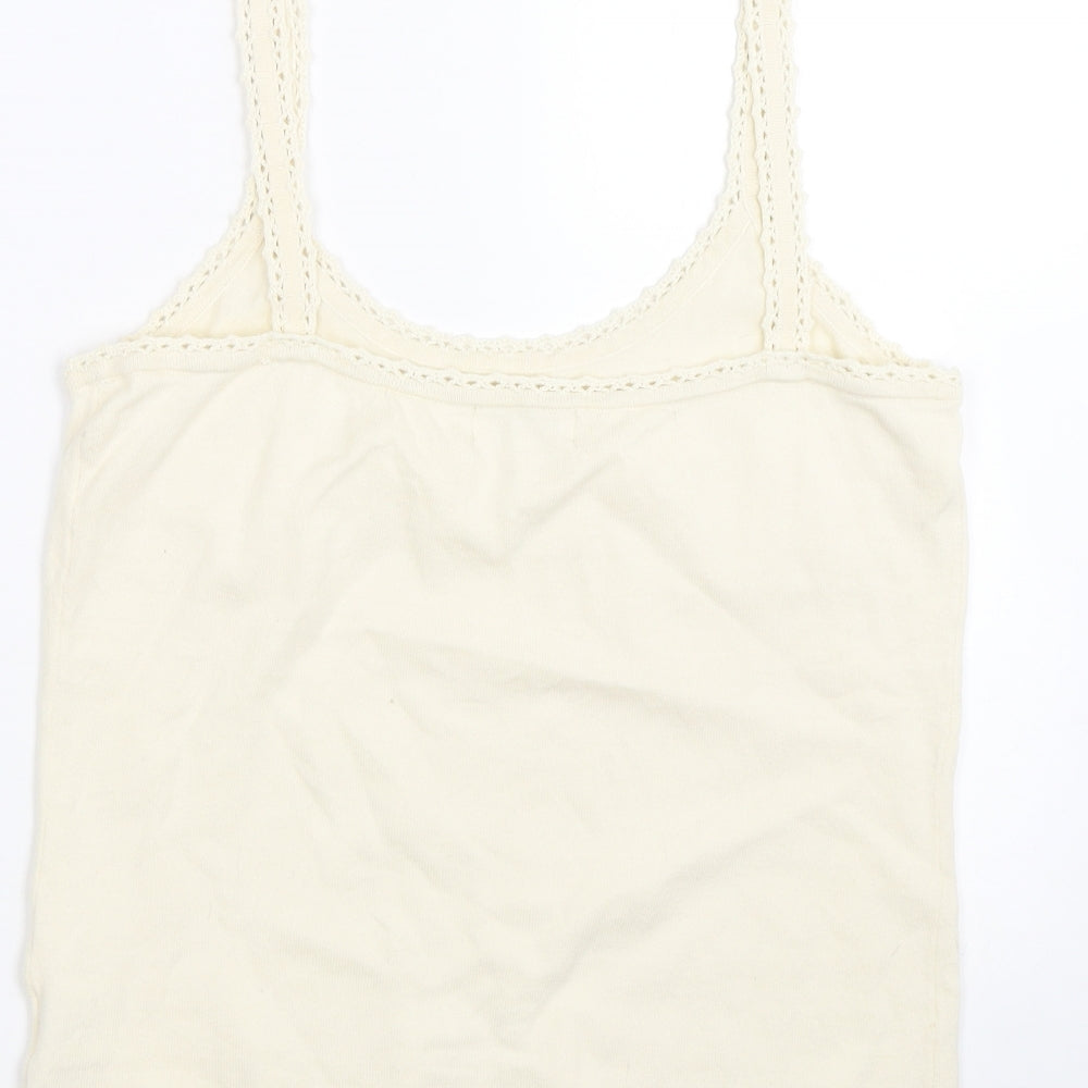 Womens UK Size 14 pomodoro Beige Basic Tank
