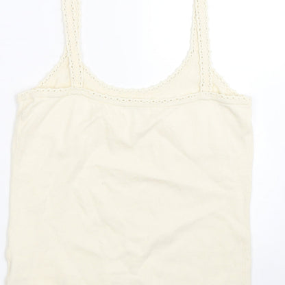Womens UK Size 14 pomodoro Beige Basic Tank