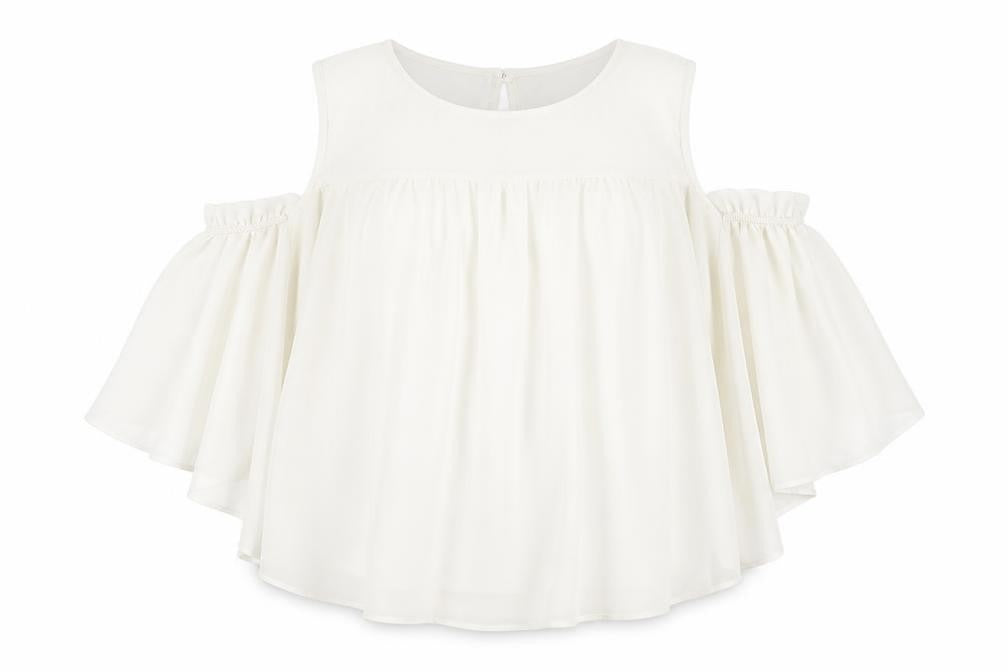 Womens UK Size 14 TU White Basic Blouse