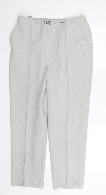Womens UK Size 14 Papaya Regular Fit  Grey Trousers