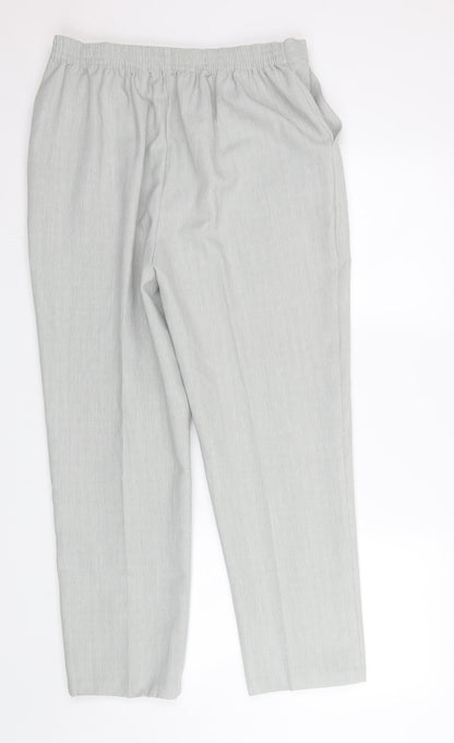 Womens UK Size 14 Papaya Regular Fit  Grey Trousers
