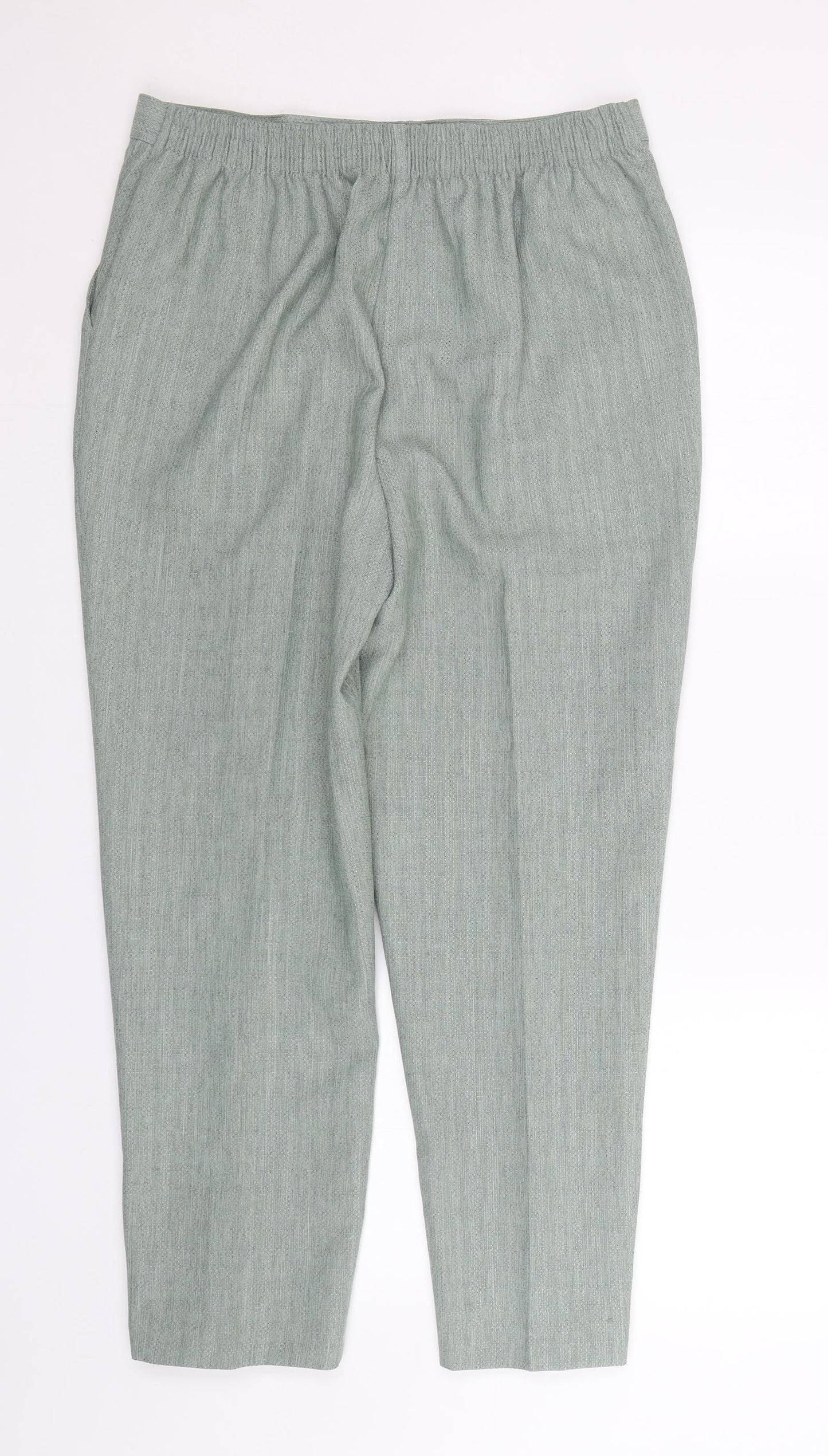 Womens UK Size 12 Papaya Regular Fit  Green Trousers