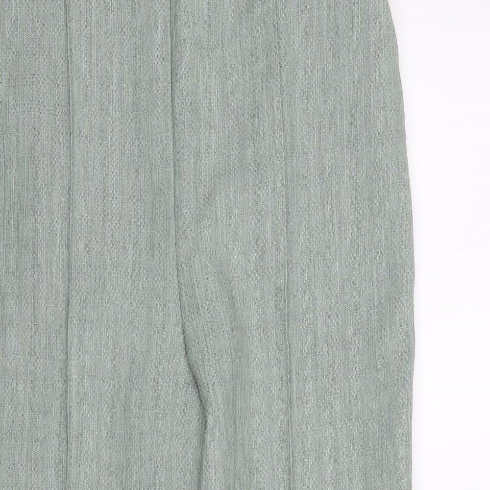 Womens UK Size 12 Papaya Regular Fit  Green Trousers
