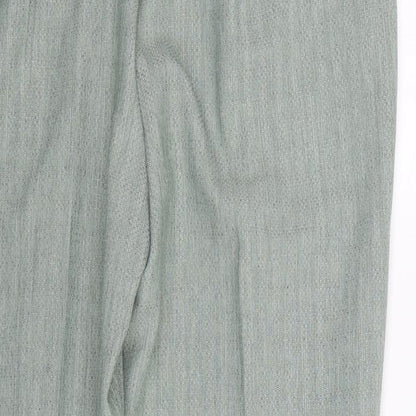 Womens UK Size 12 Papaya Regular Fit  Green Trousers