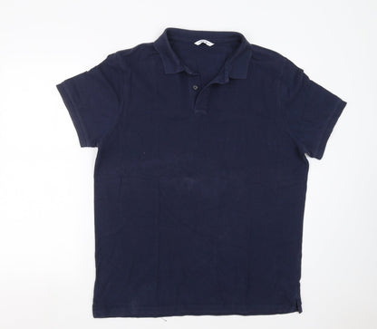 C&A Mens Blue    Polo Size XL