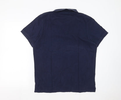 C&A Mens Blue    Polo Size XL