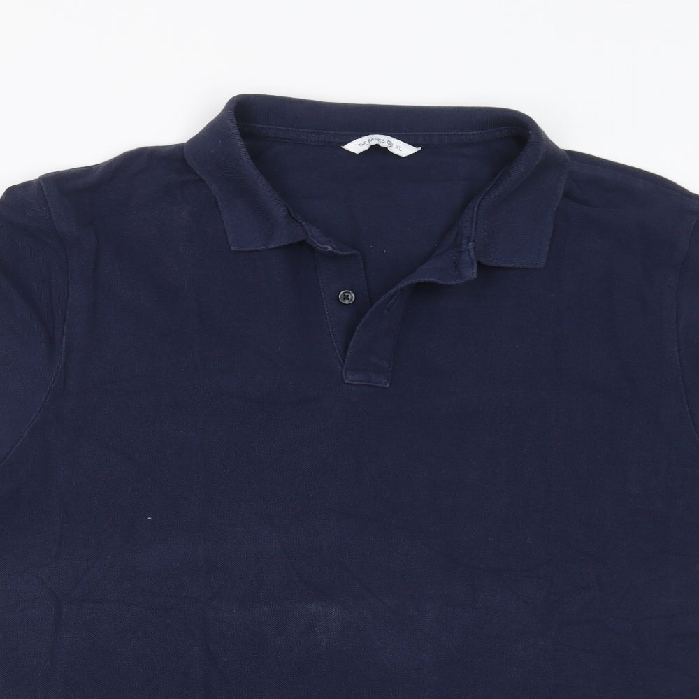 C&A Mens Blue    Polo Size XL