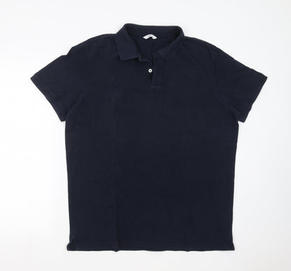 C&A Mens Blue    Polo Size XL