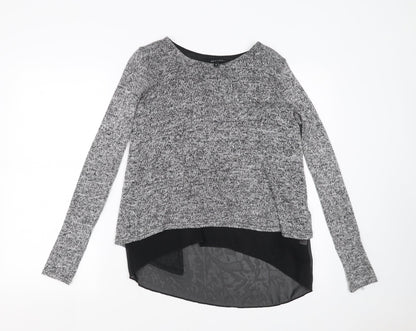 Womens UK Size S New Look Grey Pullover Jumper