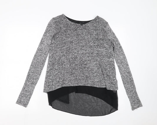 Womens UK Size S New Look Grey Pullover Jumper