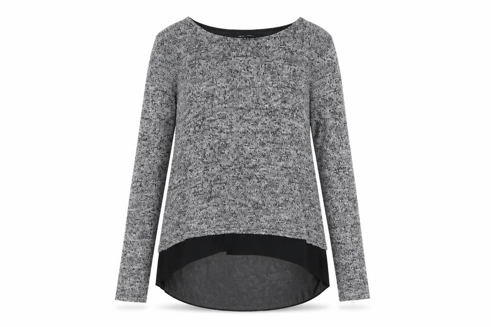 Womens UK Size S New Look Grey Pullover Jumper