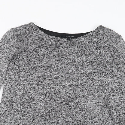 Womens UK Size S New Look Grey Pullover Jumper
