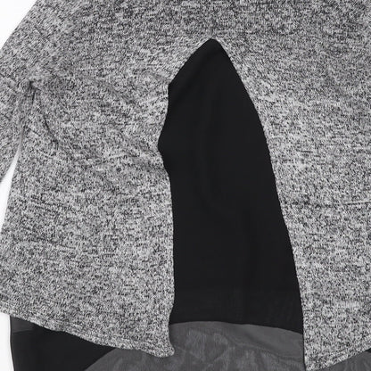 Womens UK Size S New Look Grey Pullover Jumper