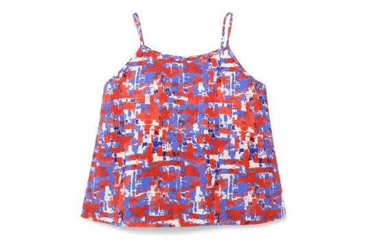 Womens UK Size 20 Peacocks Blue Camisole Blouse