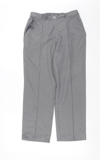 Womens UK Size 14 Marks and Spencer Regular Fit  Blue Trousers