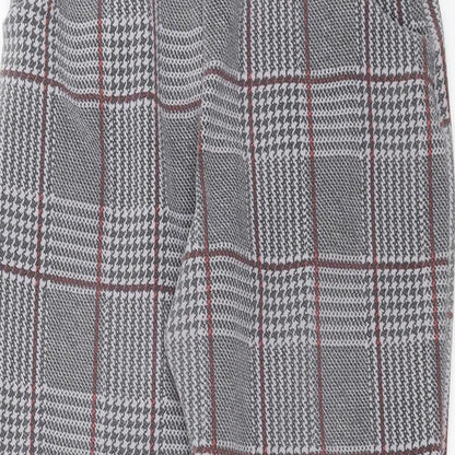 Womens UK Size 10 Boohoo Slim Fit  Grey Trousers