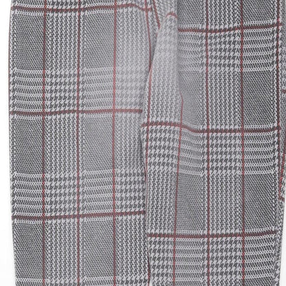 Womens UK Size 10 Boohoo Slim Fit  Grey Trousers