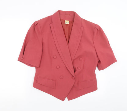 Etam Womens Pink   Jacket Suit Jacket Size 14