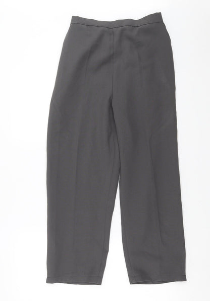 Womens UK Size 16 Preworn Regular Fit  Grey Trousers